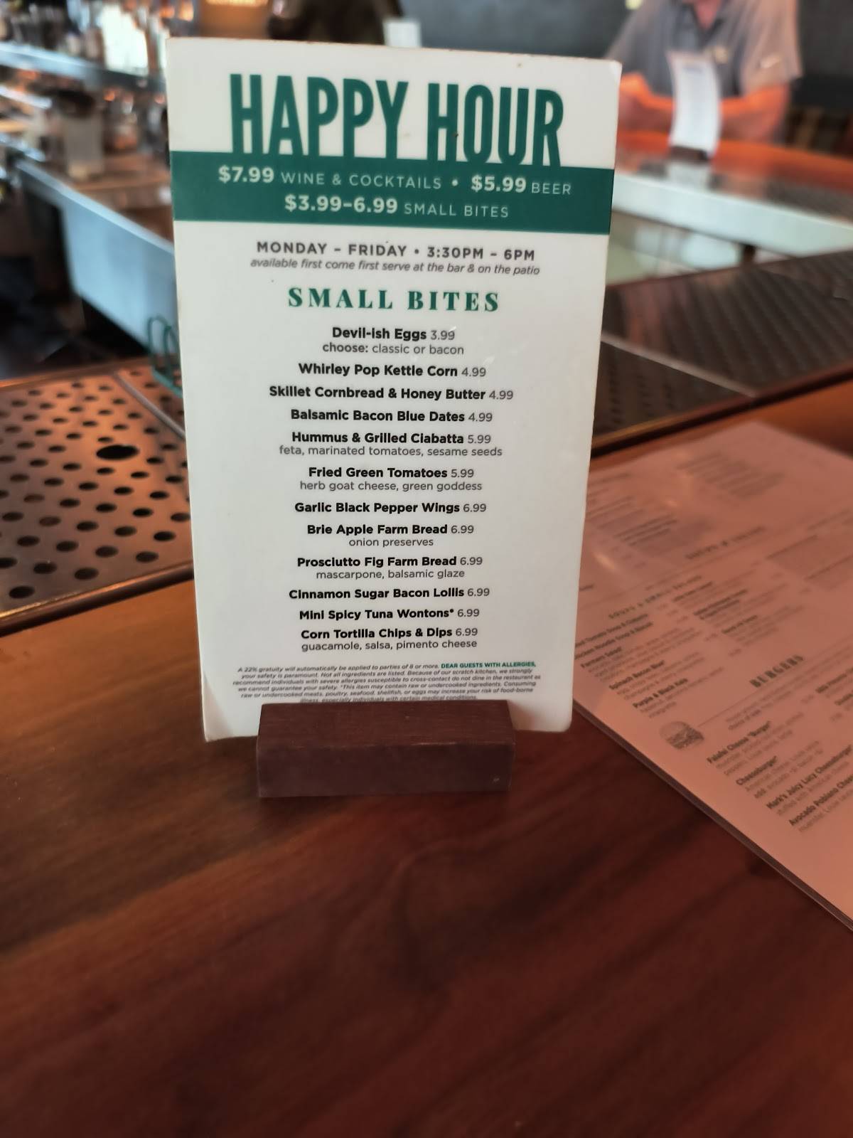 Founding Farmers Reston Station меню