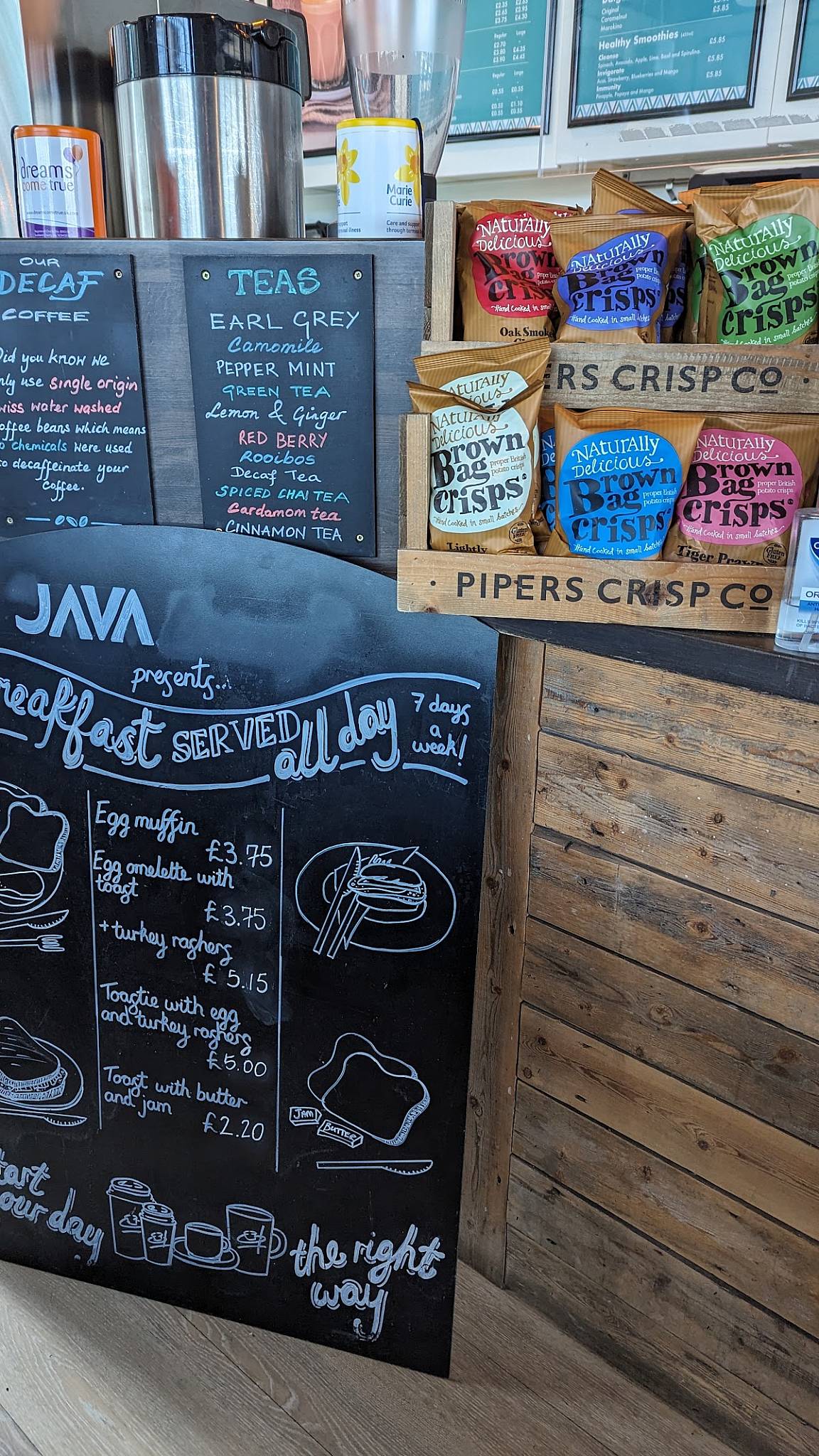 Java Roastery Solihull меню