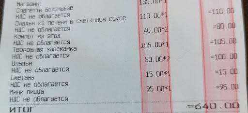 Кушать подано меню