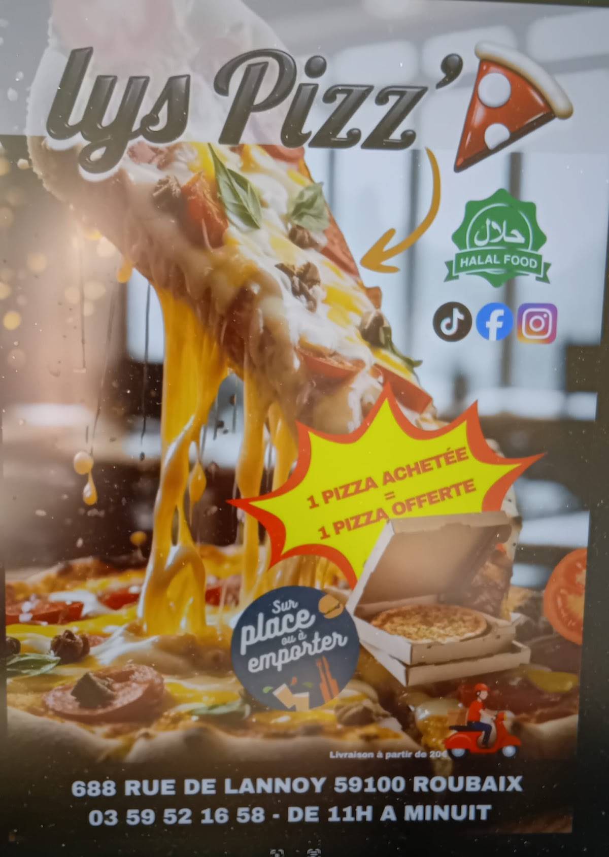 Lys Pizz меню