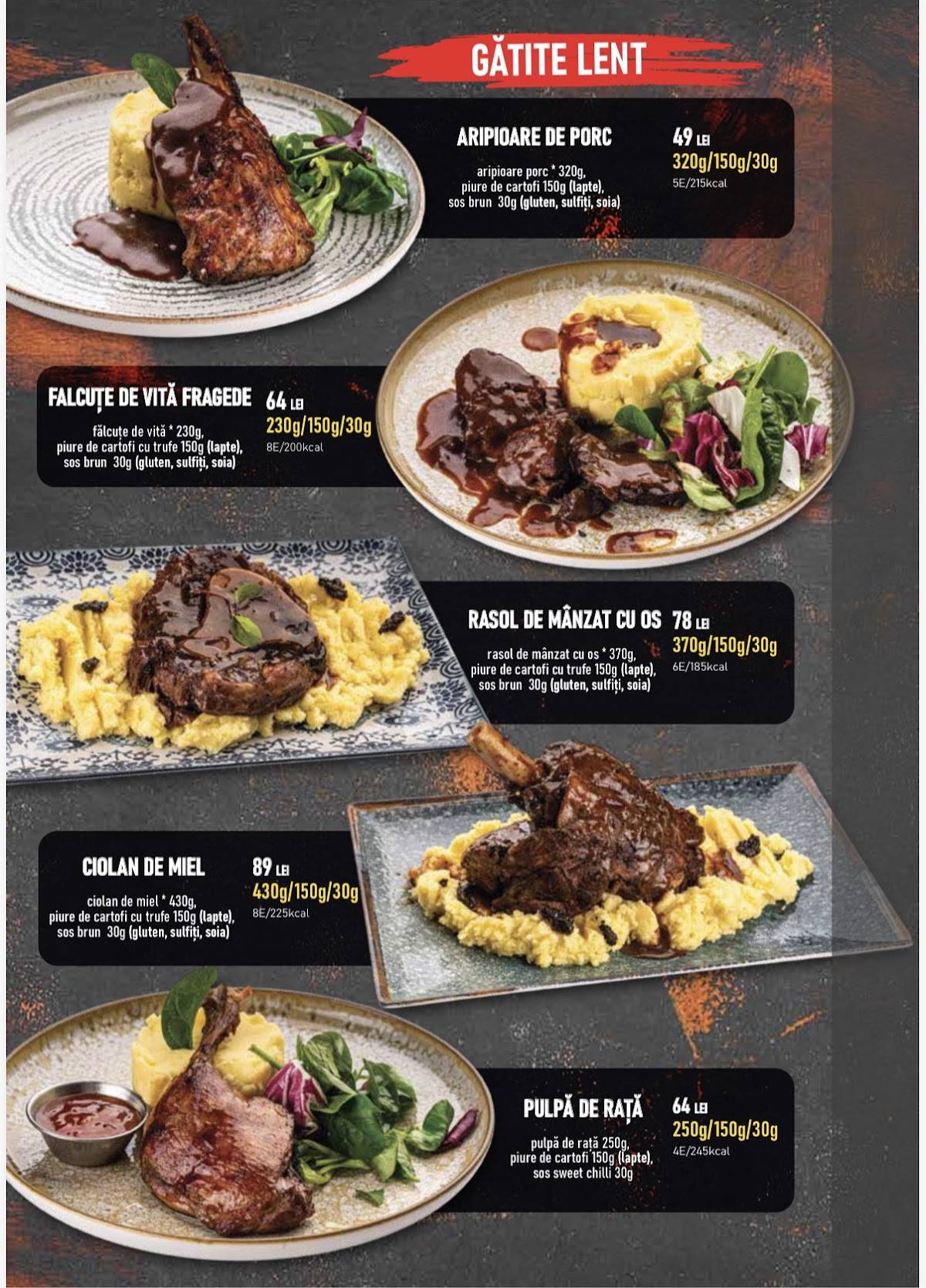 Miraj Bistro - Moinesti 47 меню