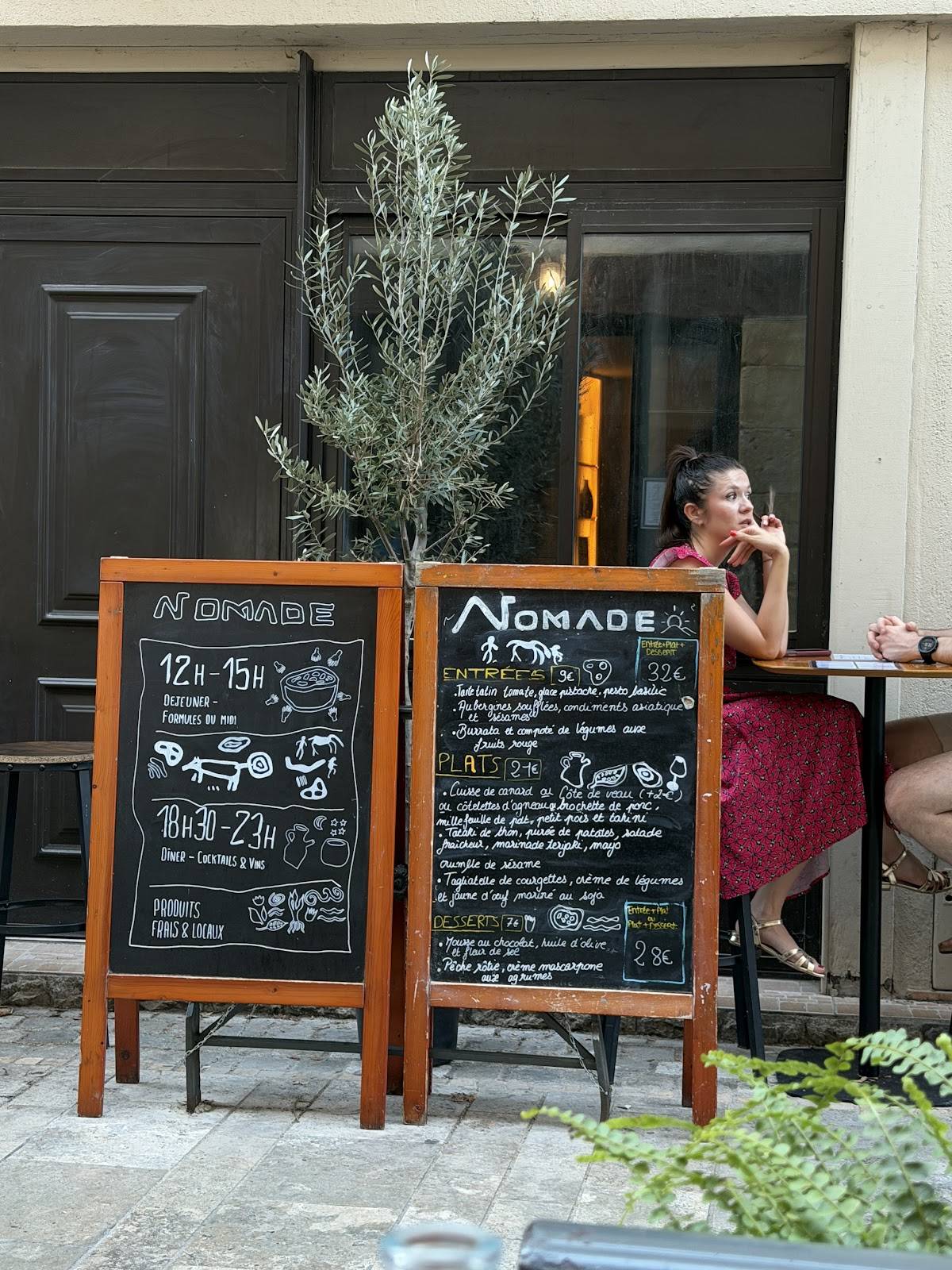 NOMADE - Bar Restaurant меню