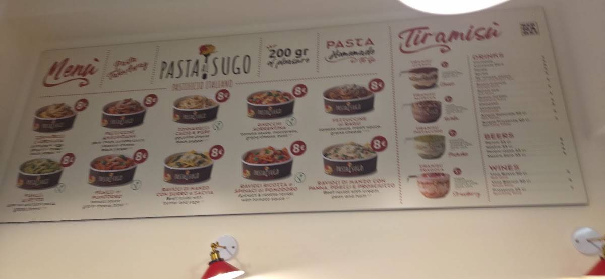 Pasta al Sugo меню