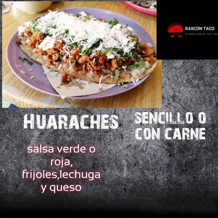 Rascón Taco меню