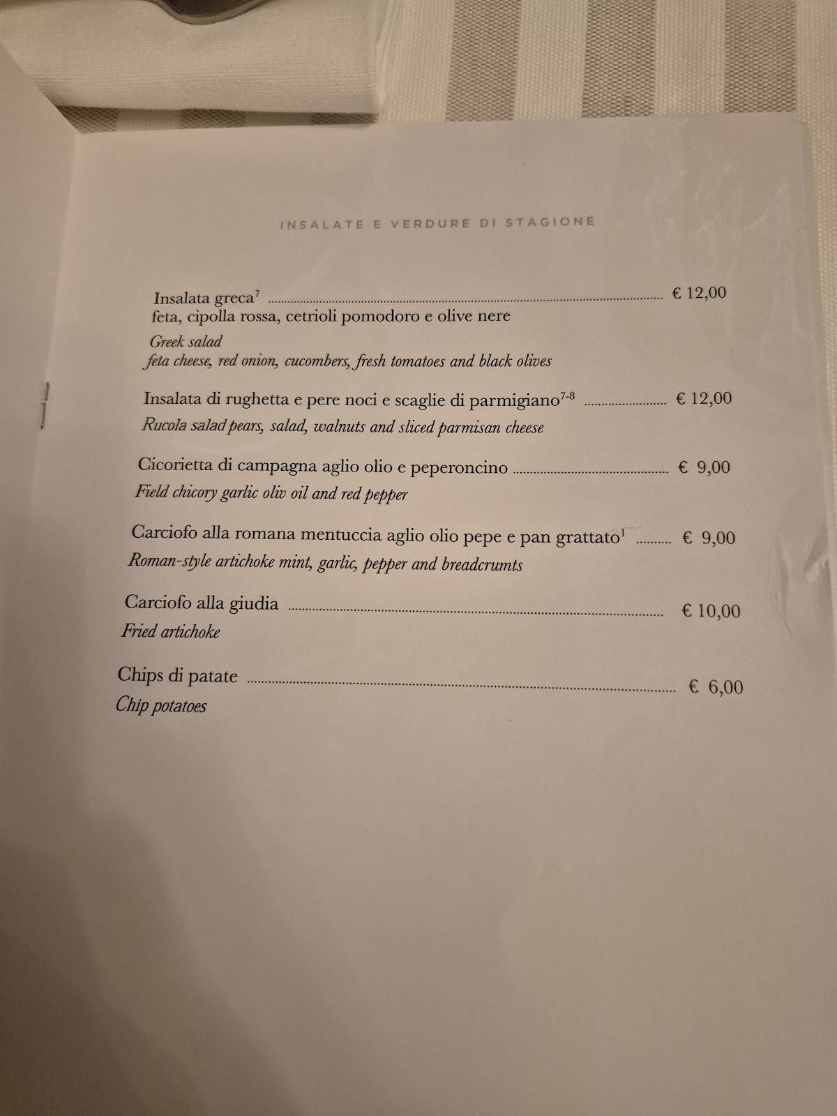 Ristorante Arlù меню