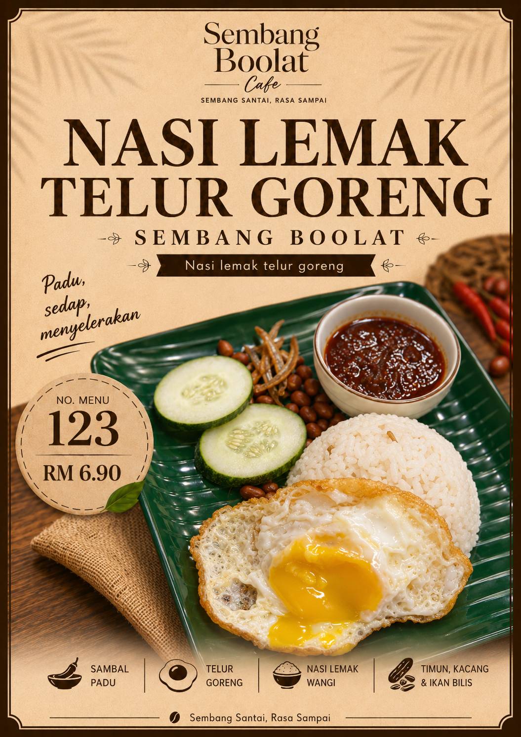 SEMBANG BOOLAT CAFE меню