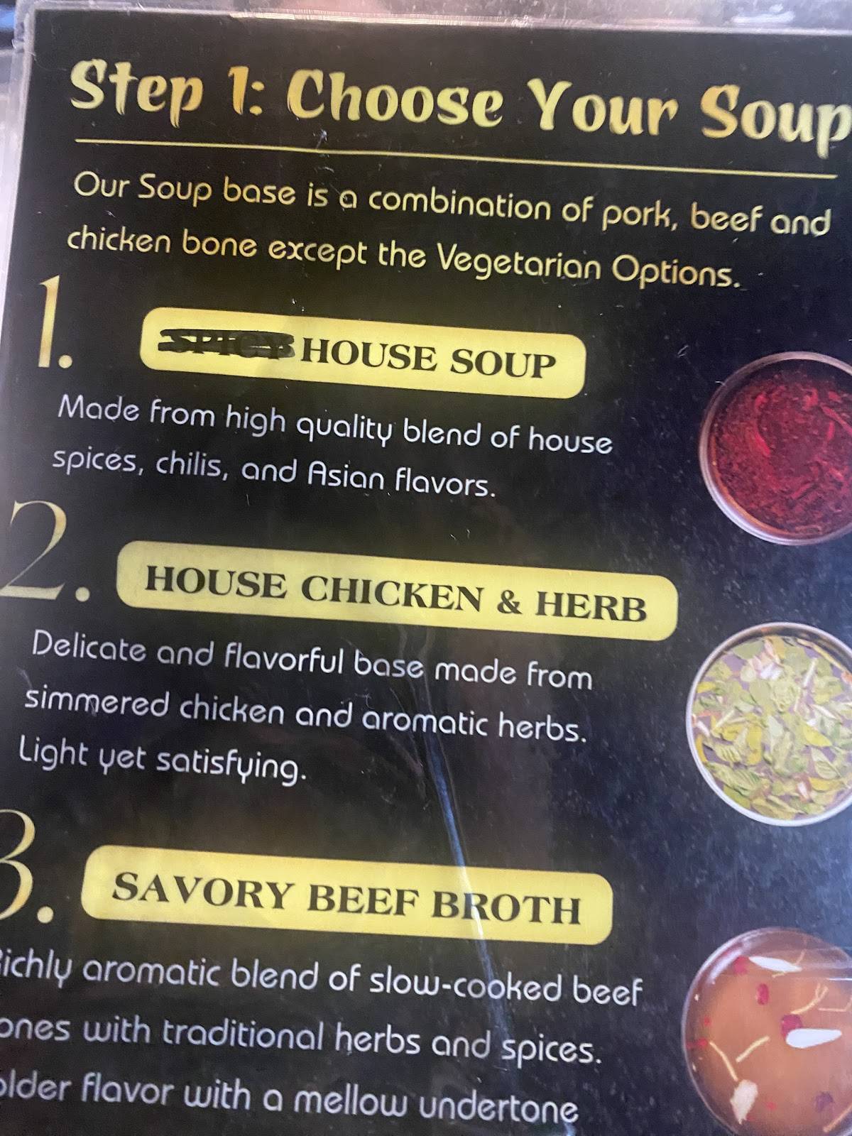Shabu Hot Pot меню