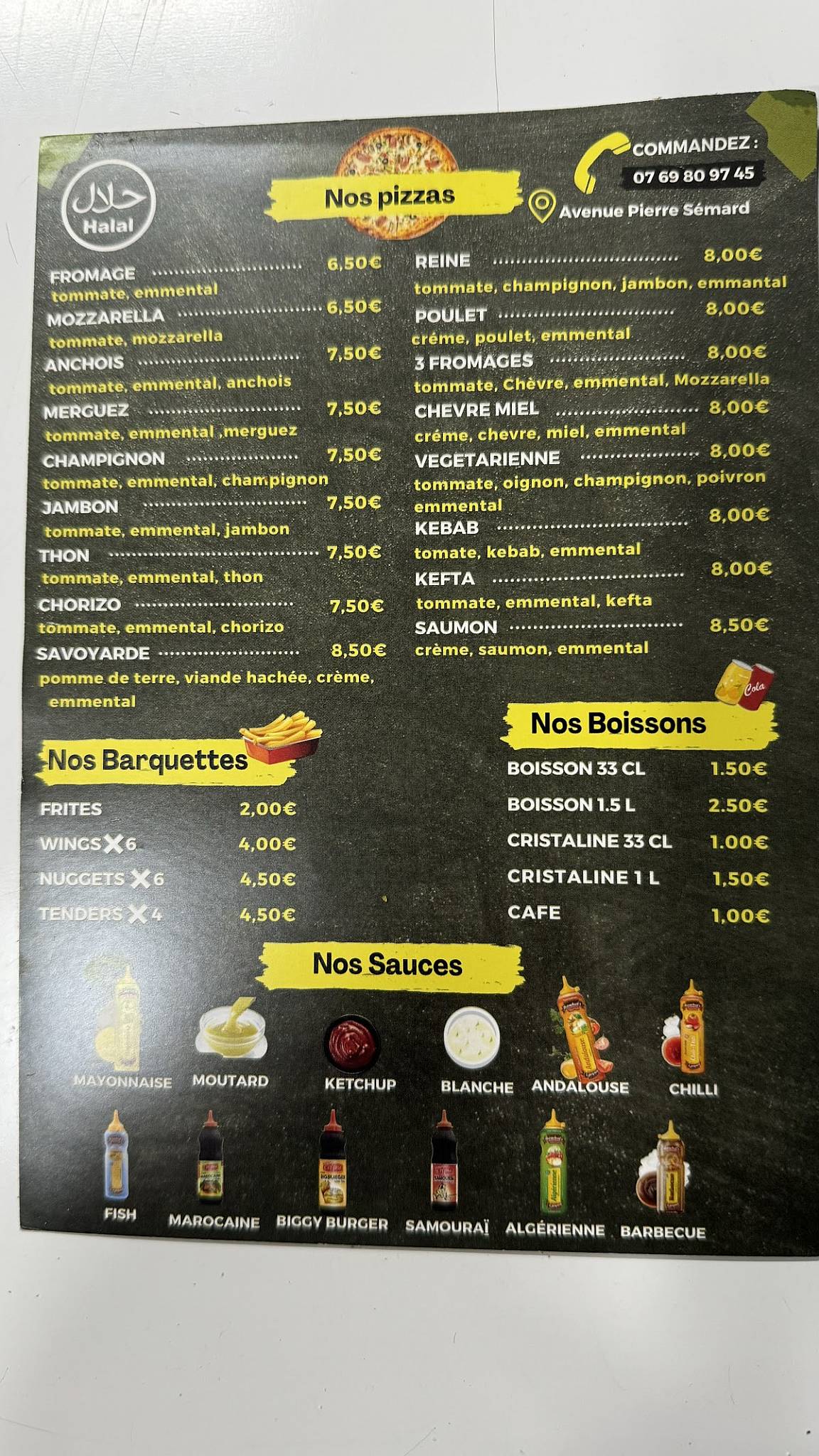 Snackle84 меню