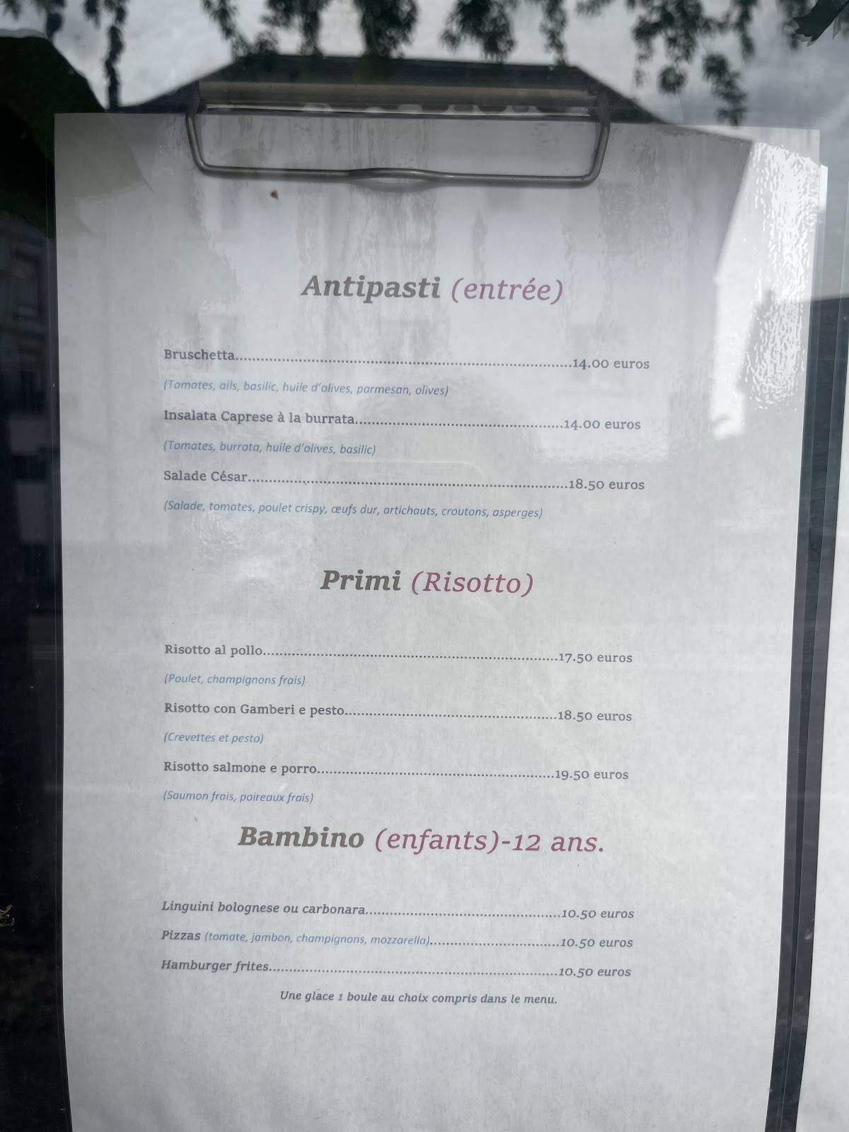 Via Roma Colmar меню