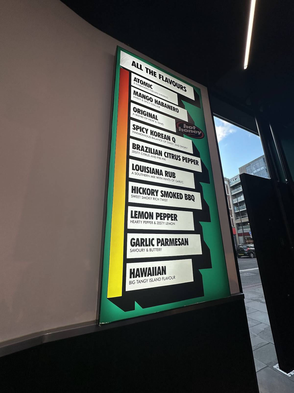 Wingstop Dalston меню