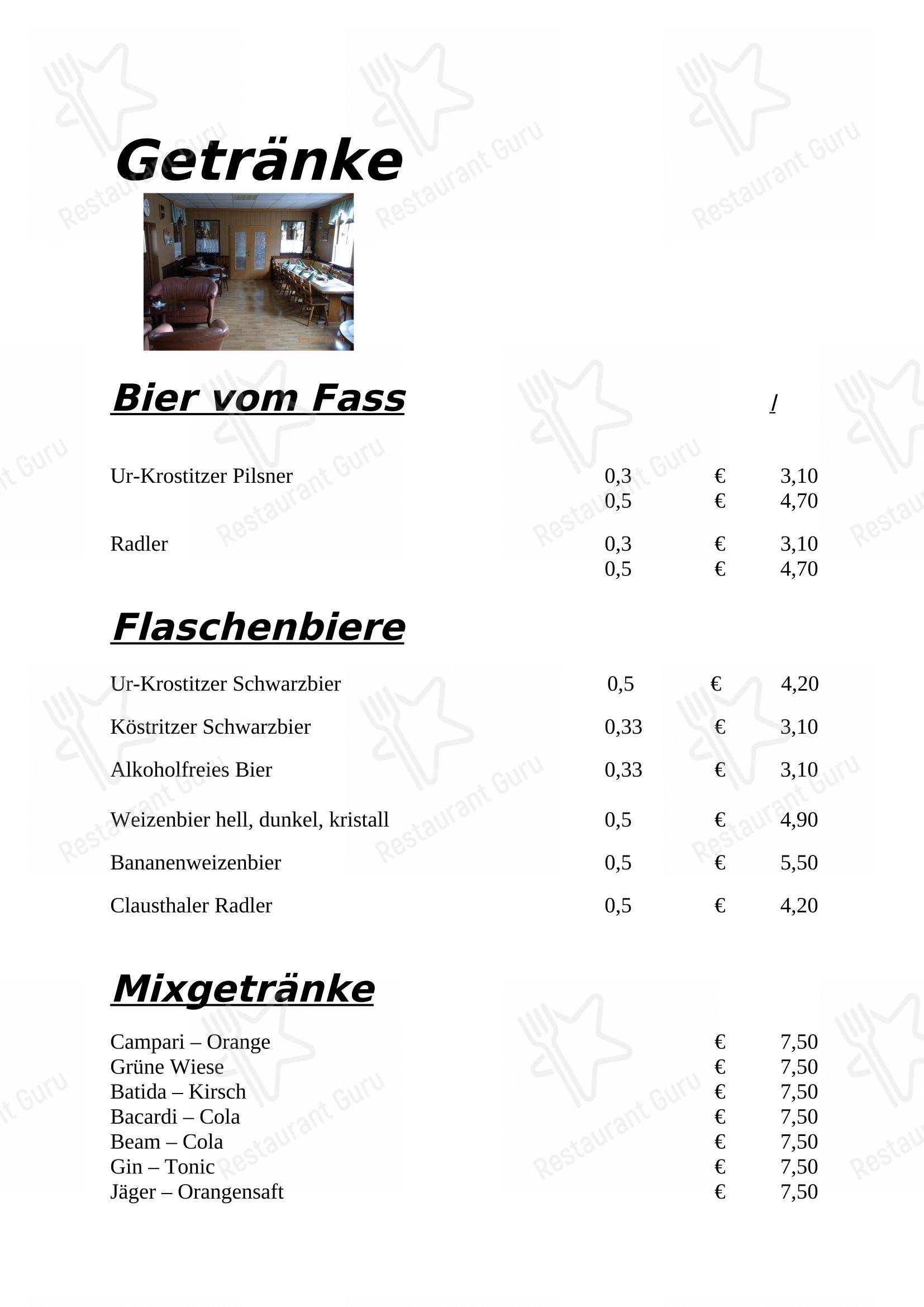 Меню ресторана Restaurant Zur Post в Лейпциге