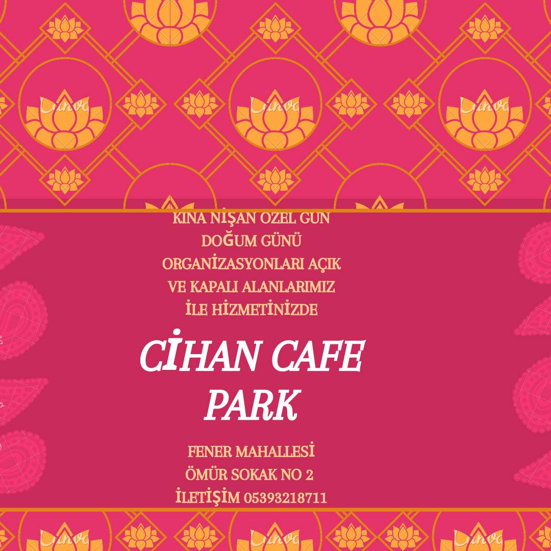cihan cafe park меню