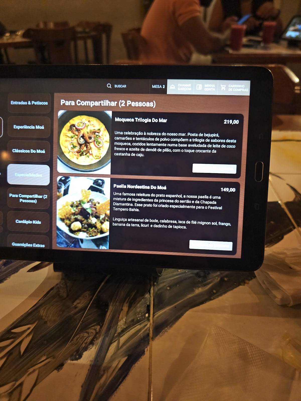 Restaurante Casa de Moá - Restaurante Culinária Regional e Contemporânea em Feira de Santana меню