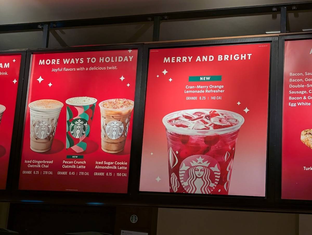 Starbucks Coffee Company меню