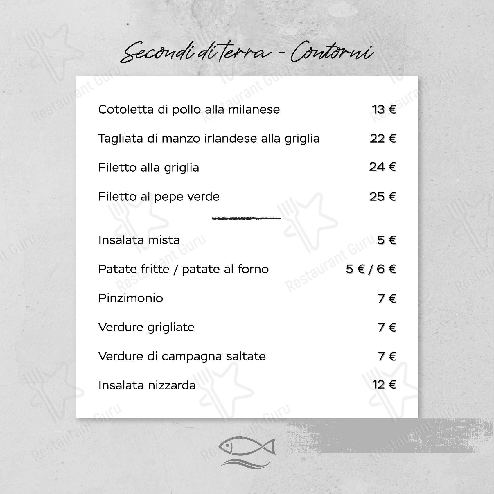 Меню ресторана Ristorante Al Moccolo - 菜单