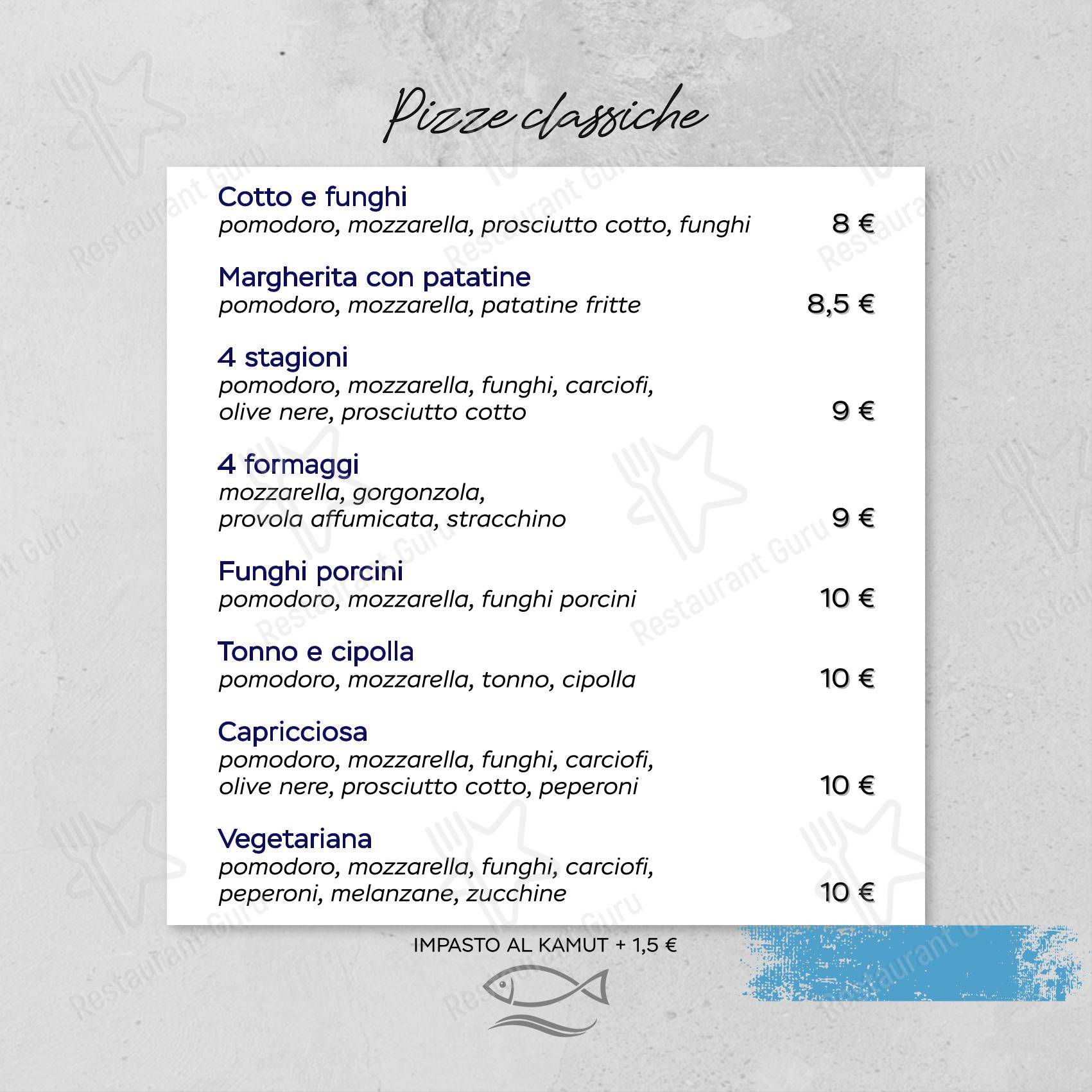 菜单 ресторана Ristorante Al Moccolo