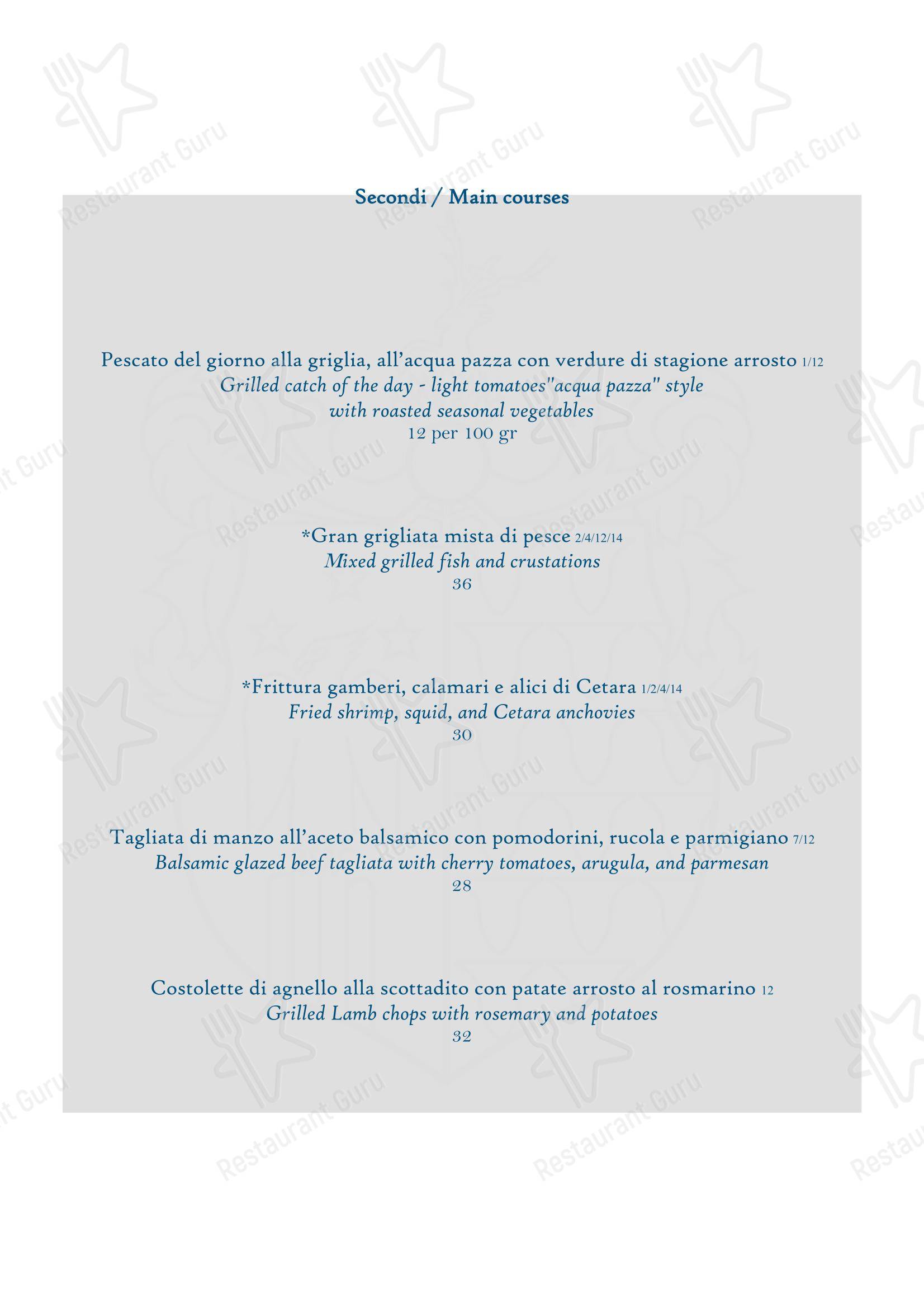 Меню ресторана Ristorante L'Antica Cartiera - Коктейльная карта
