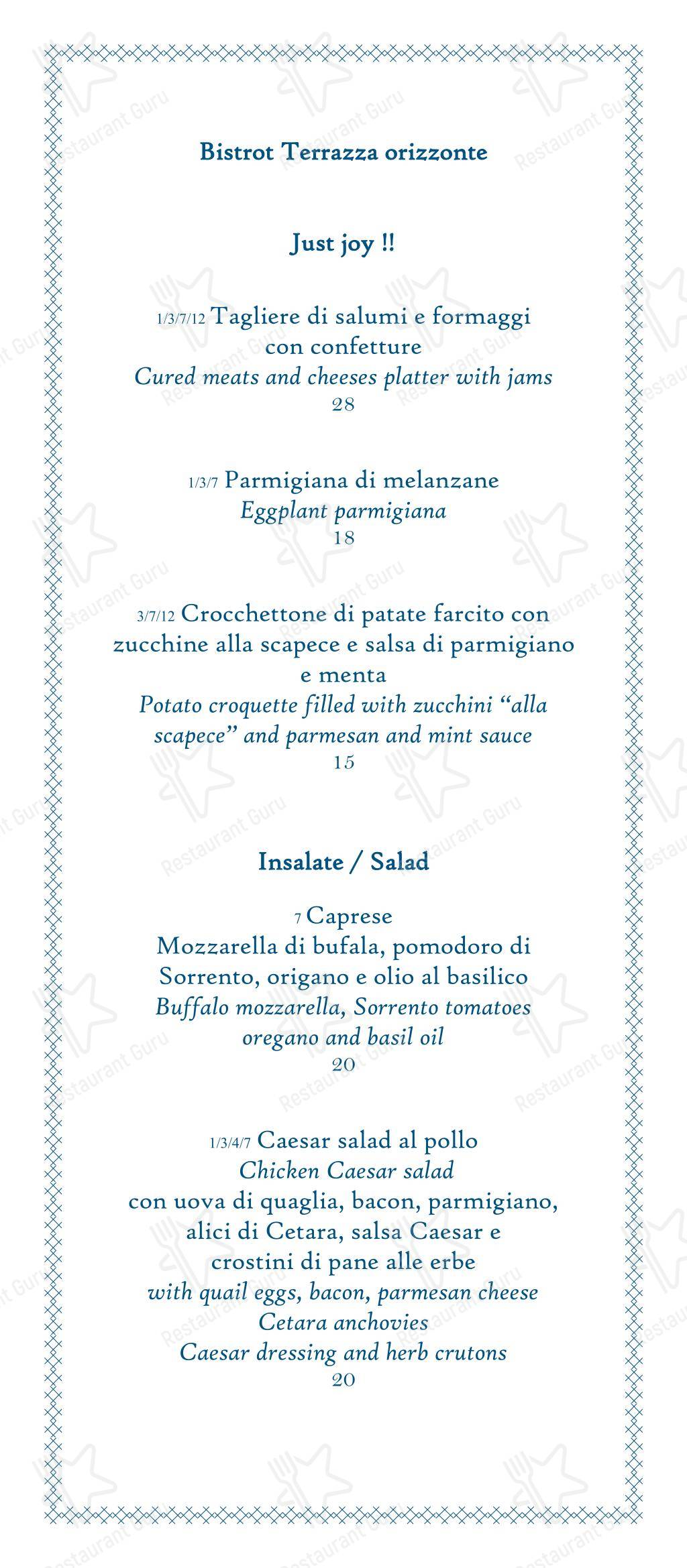 菜单 ресторана Ristorante L'Antica Cartiera в Марморате
