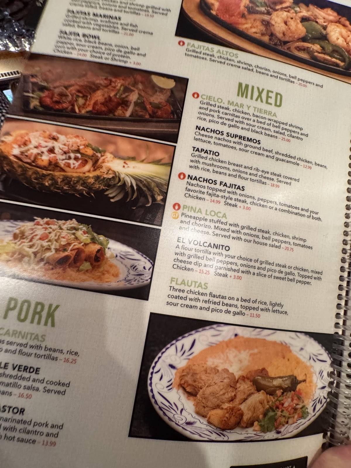 Rocas Mexican Grill меню