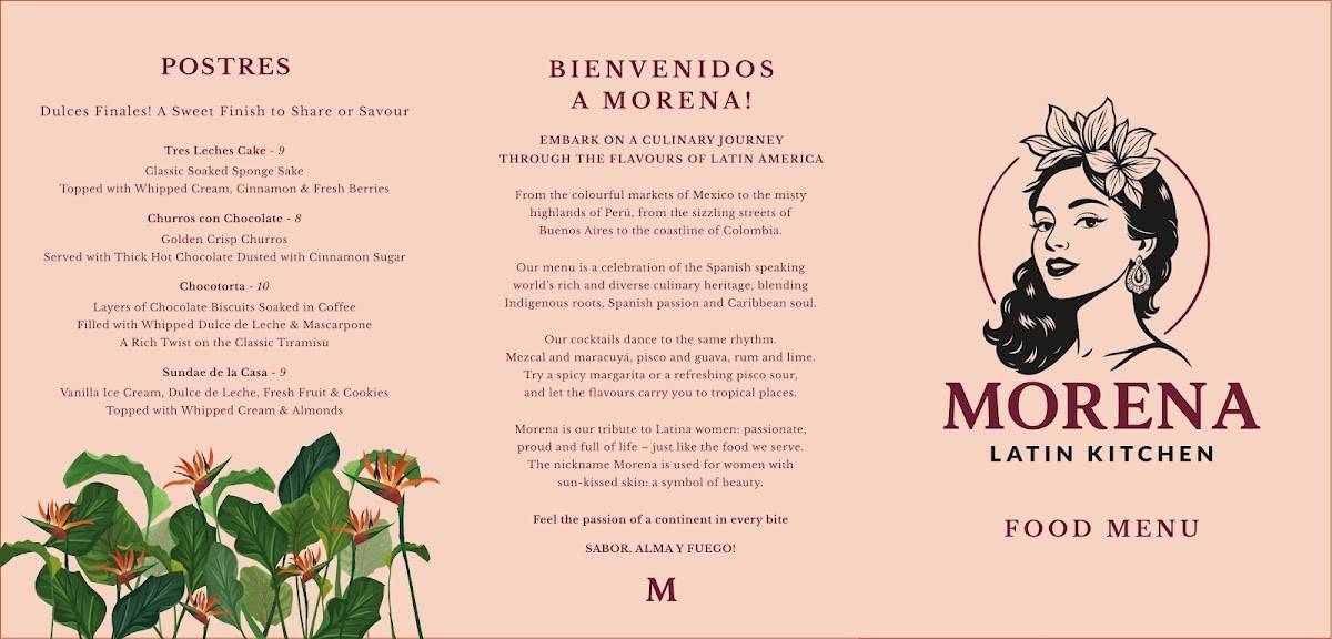 Morena меню