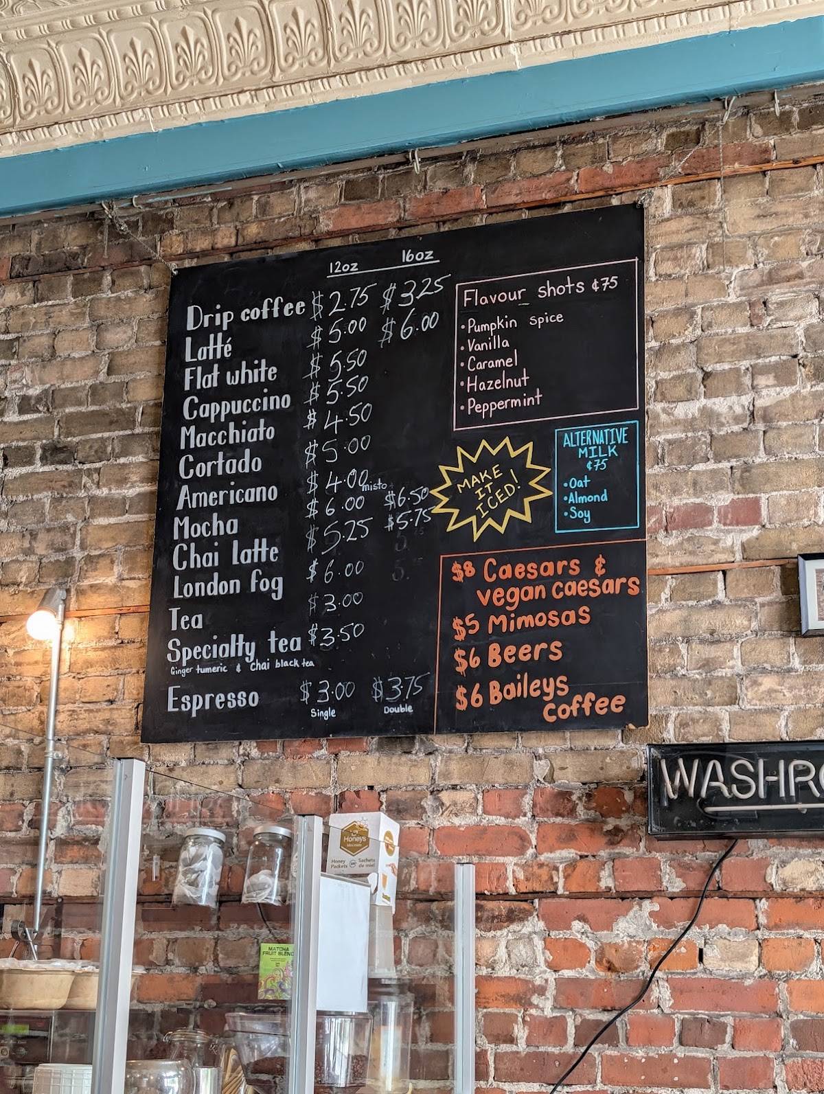 Rustic Cosmo Cafe меню