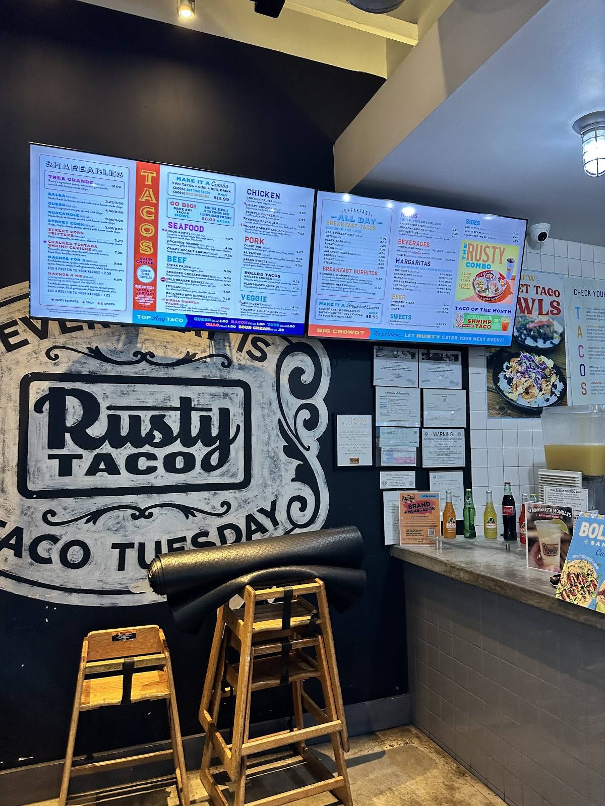 Rusty Taco меню
