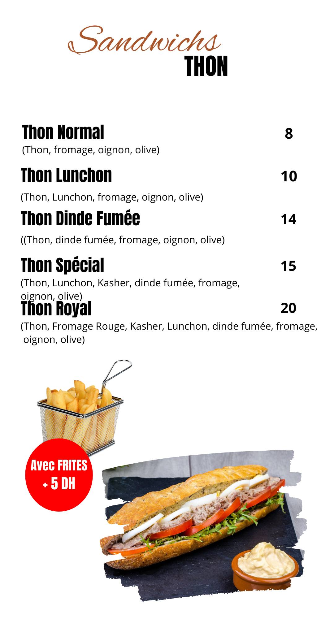 Tikton Fast Food меню