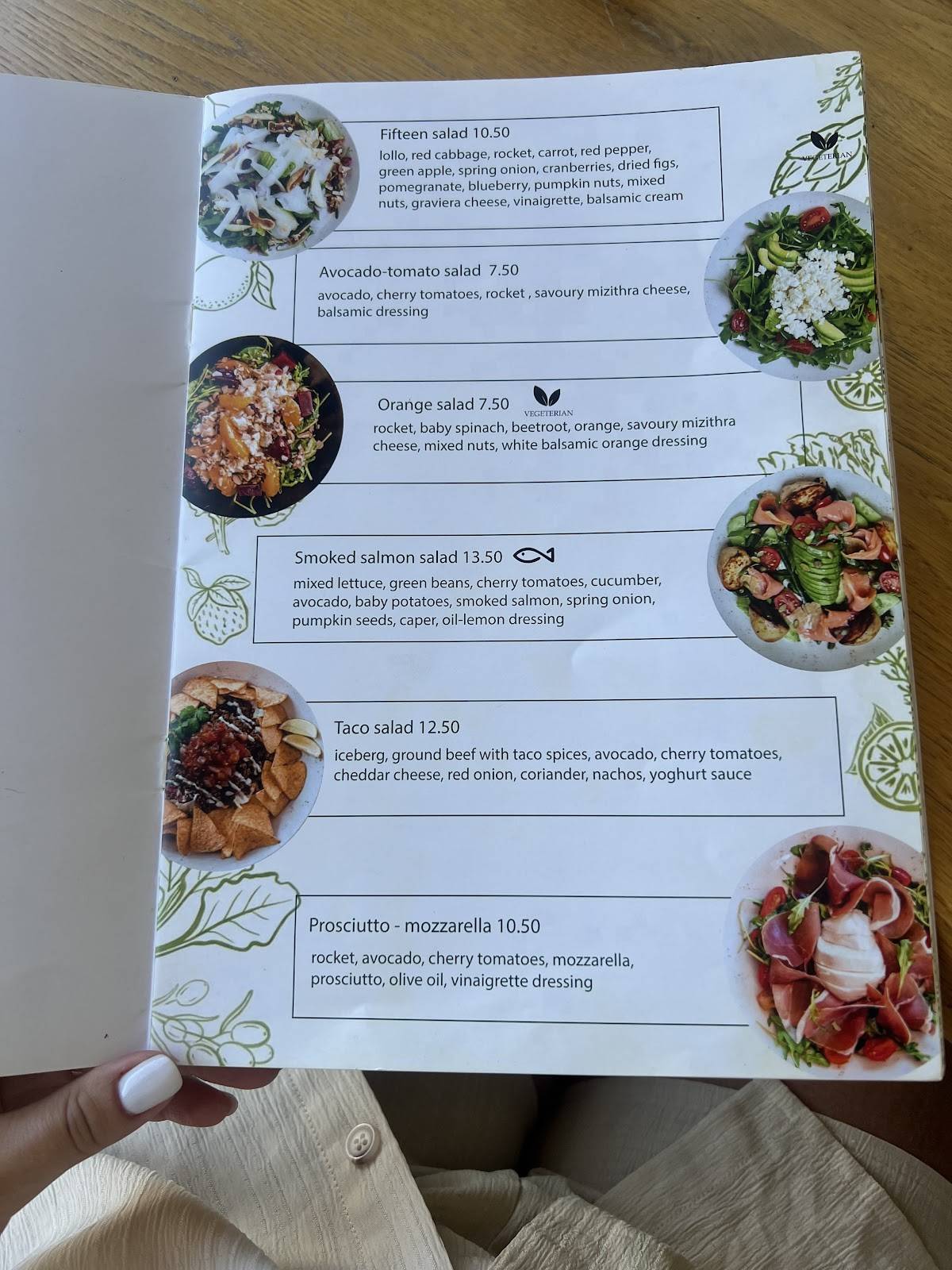 Salad Concept меню