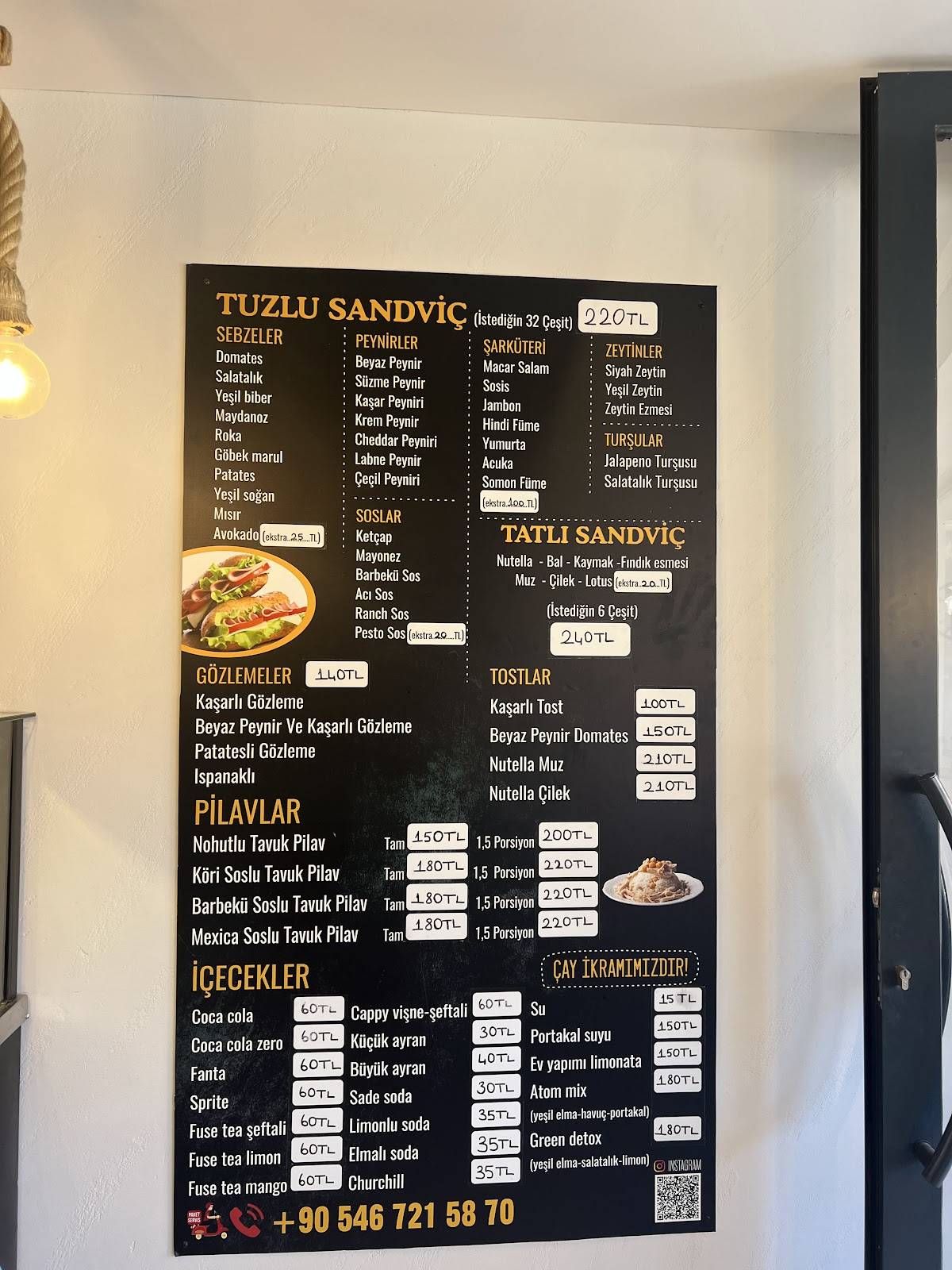SandwichLab Fethiye меню