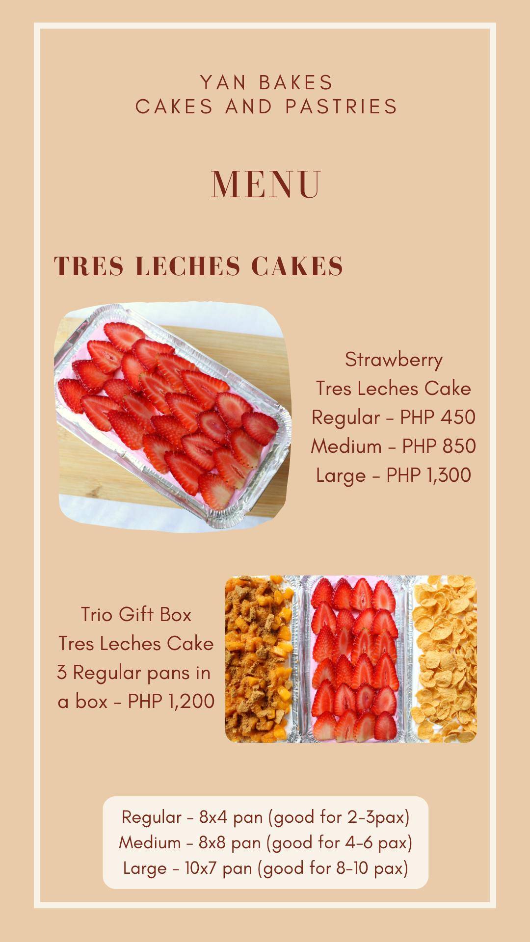 Yan Bakes меню