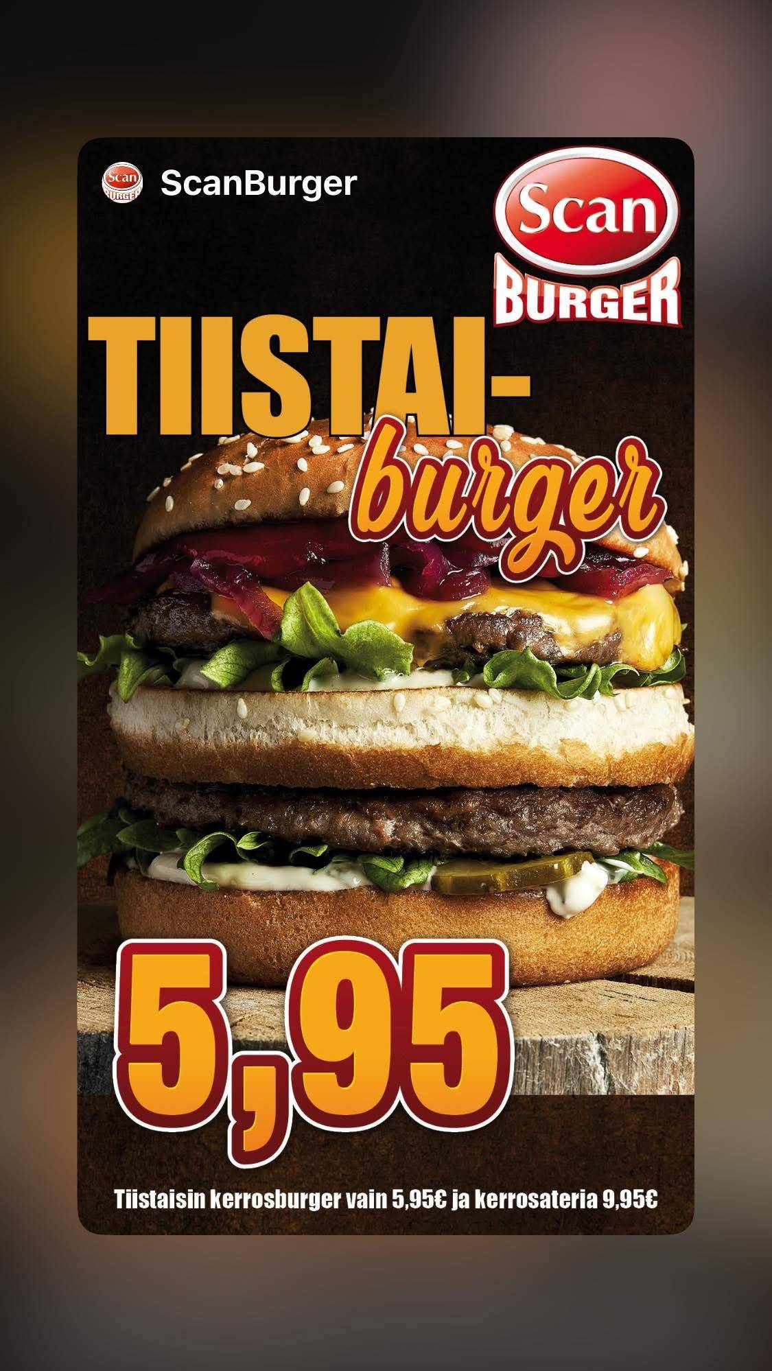 ScanBurger Erottaja меню