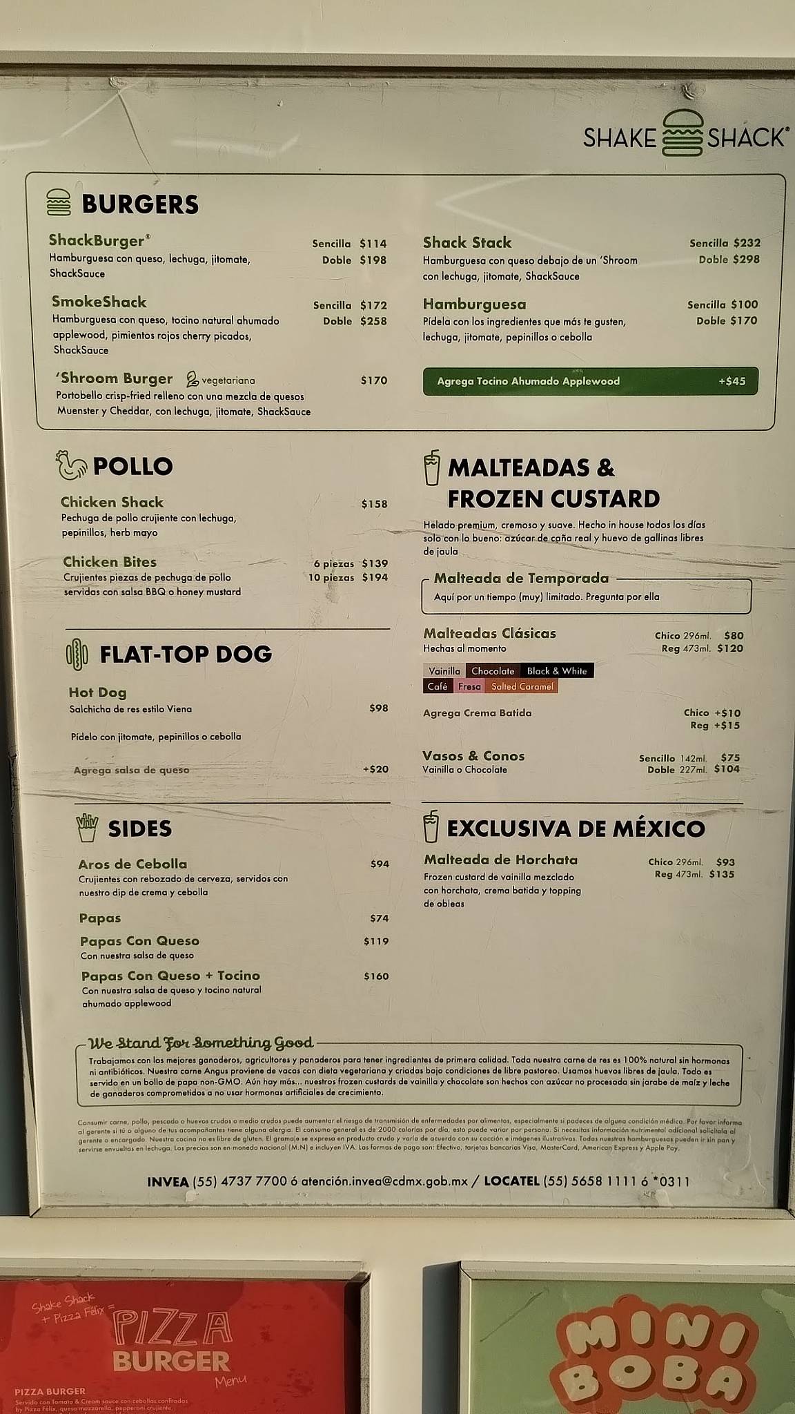 Shake Shack Angelópolis меню
