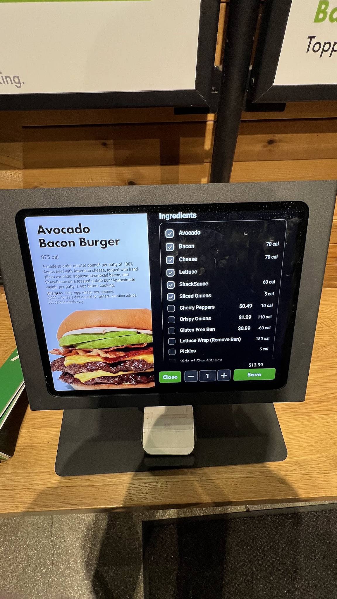 Shake Shack El Segundo меню