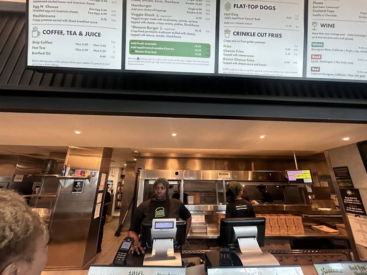 Shake Shack меню