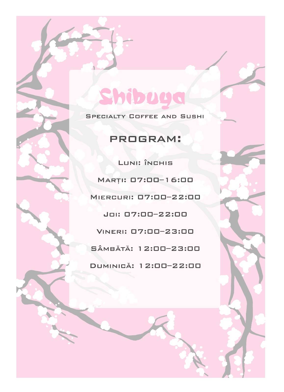 Shibuya Coffee меню