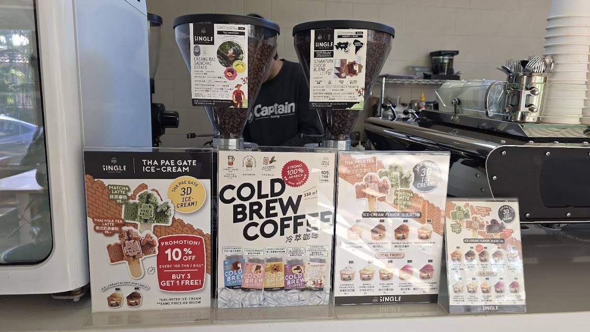 Single Origin Store меню