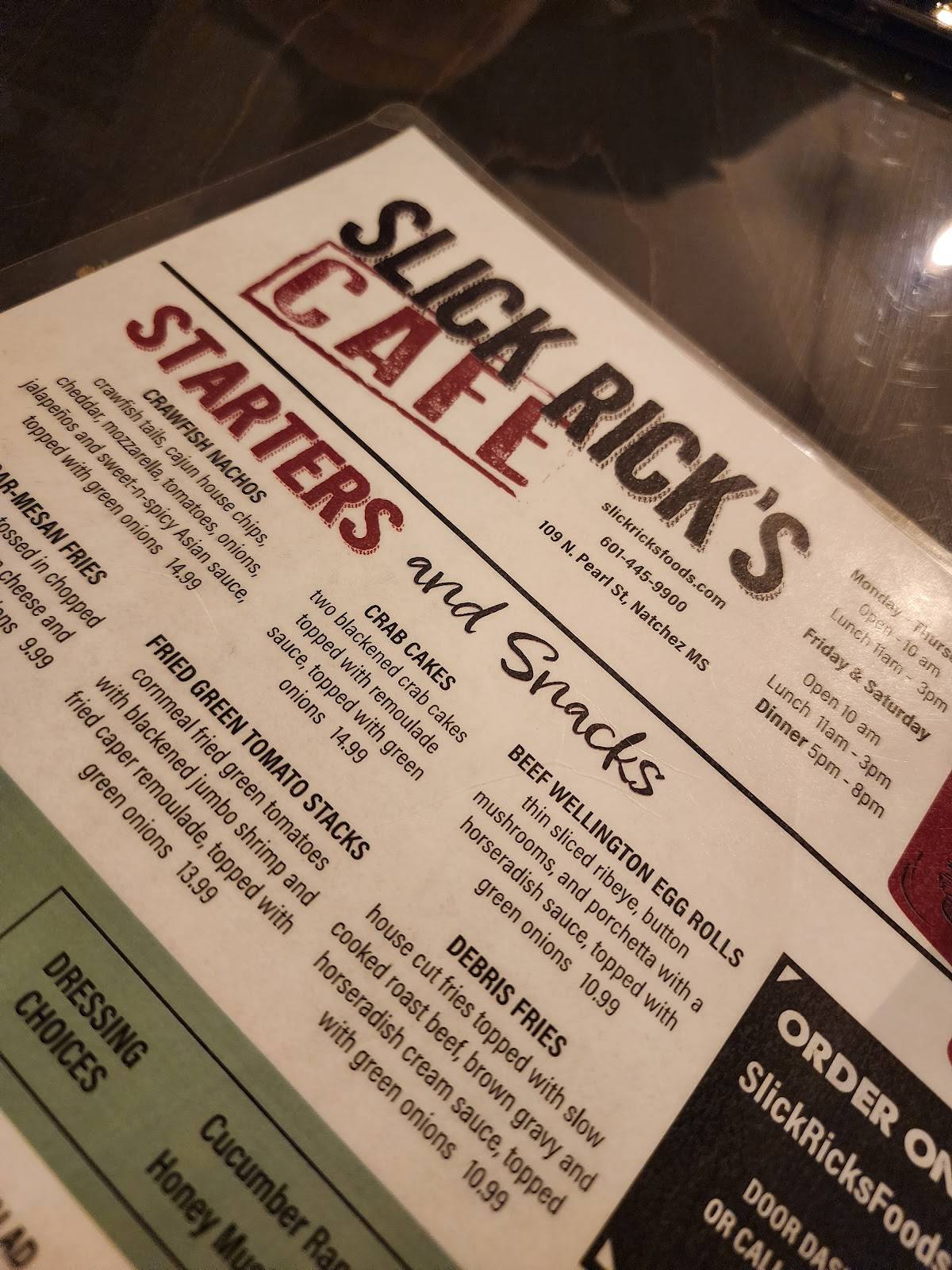 Slick Rick's Foods меню