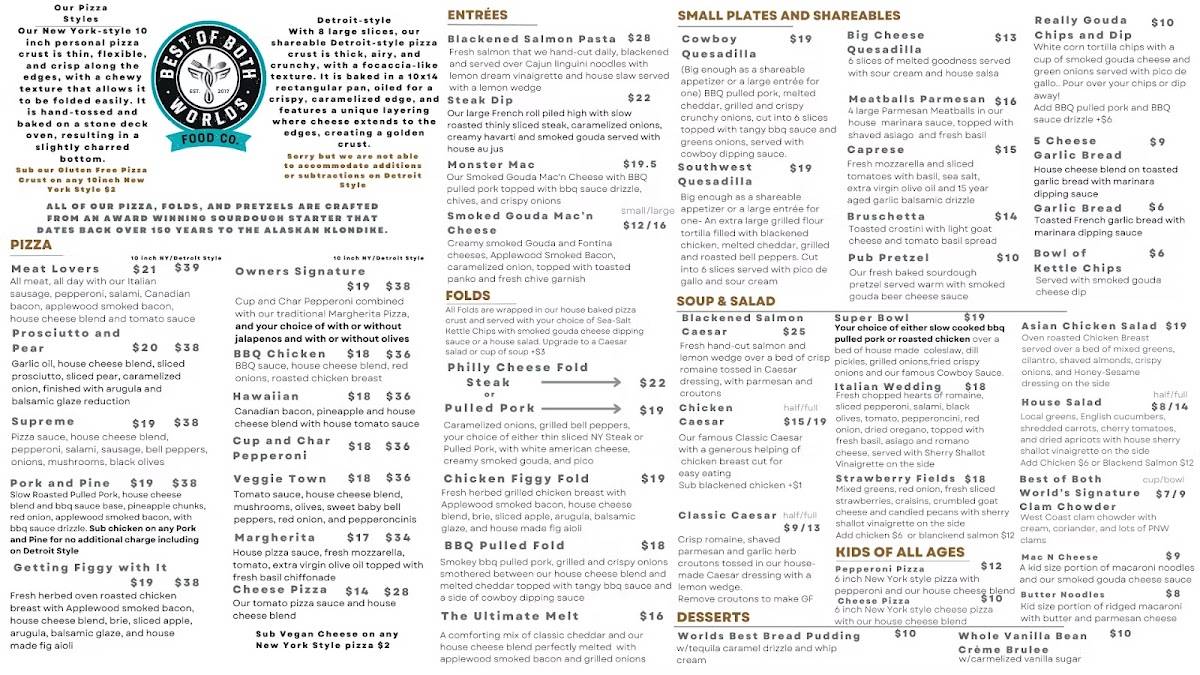 Sound2Summit Taproom and Pizzeria меню