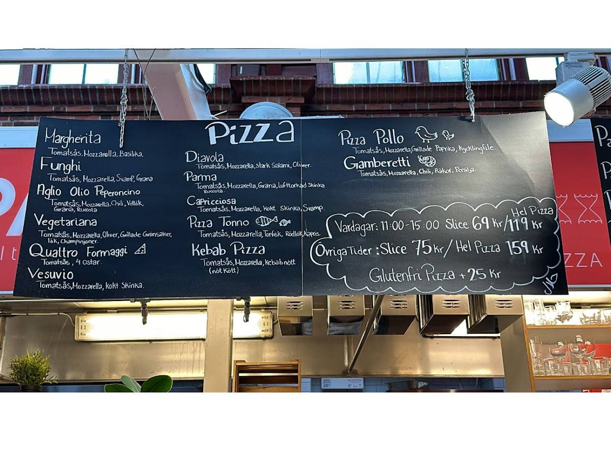 Spazio Malmö C меню