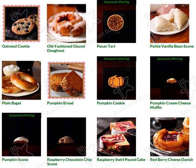 Starbucks Coffee Company меню