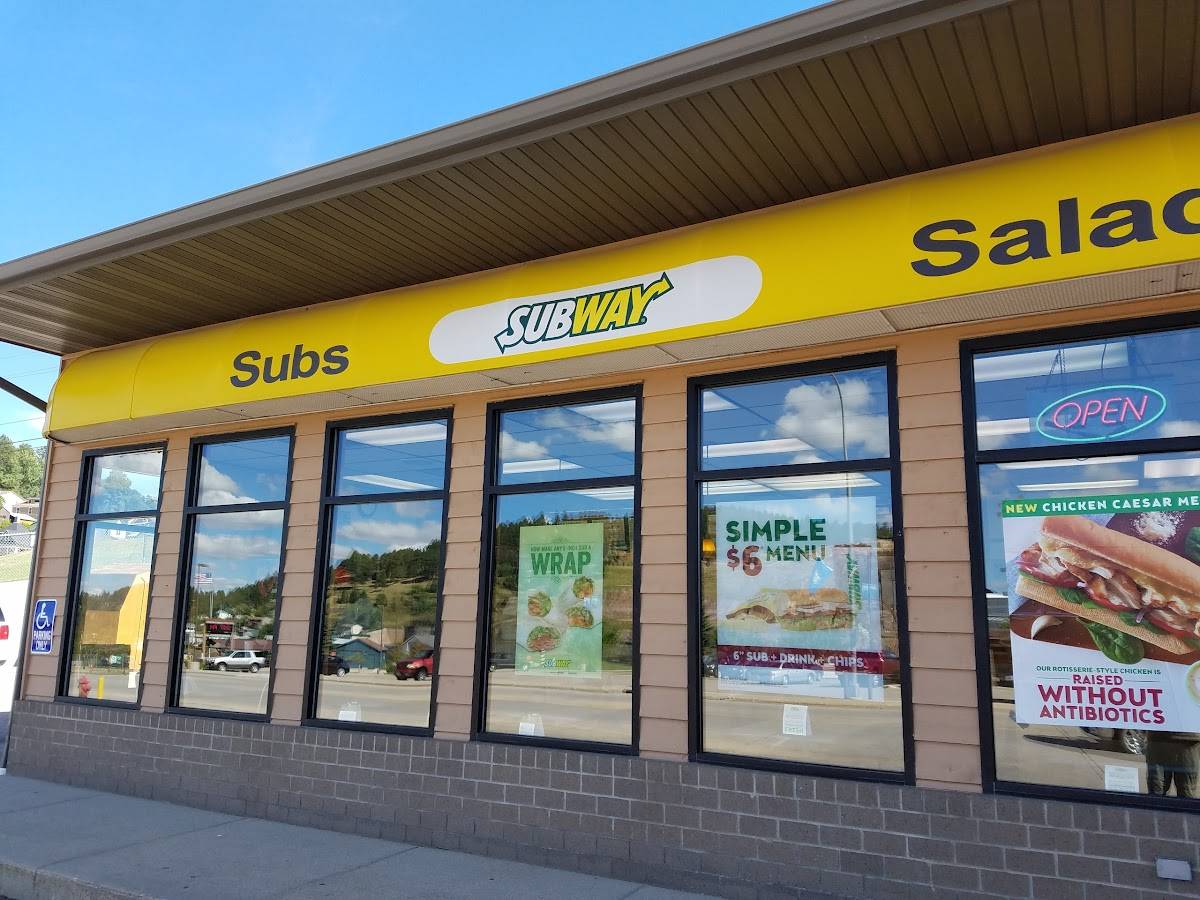 Subway меню