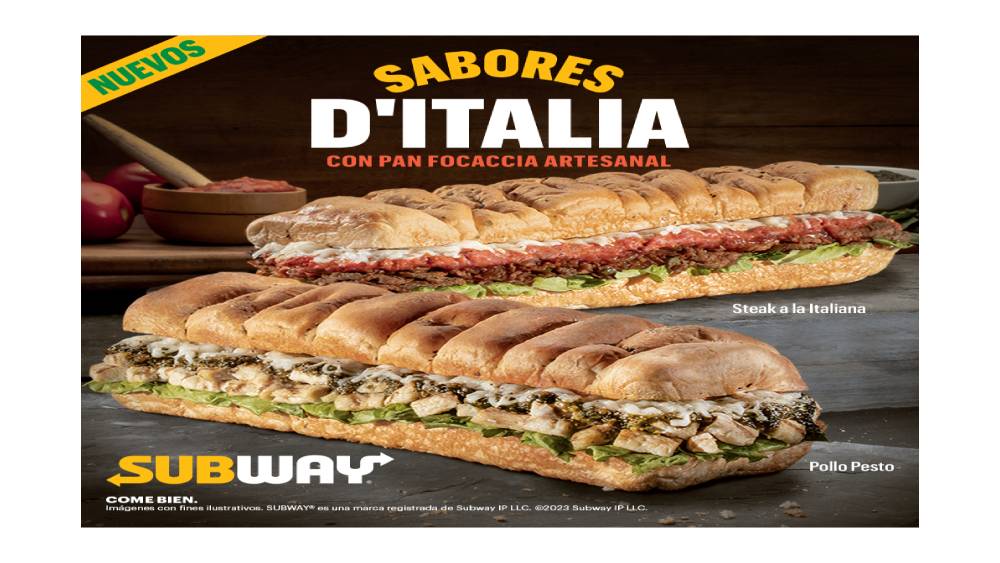 Subway меню