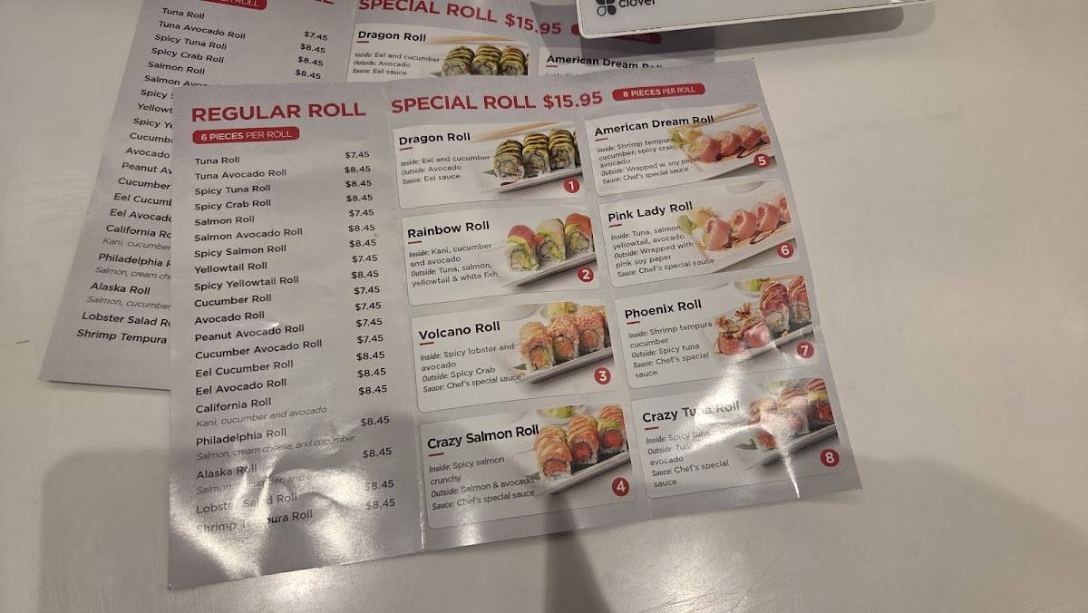 Sushi Express AD меню