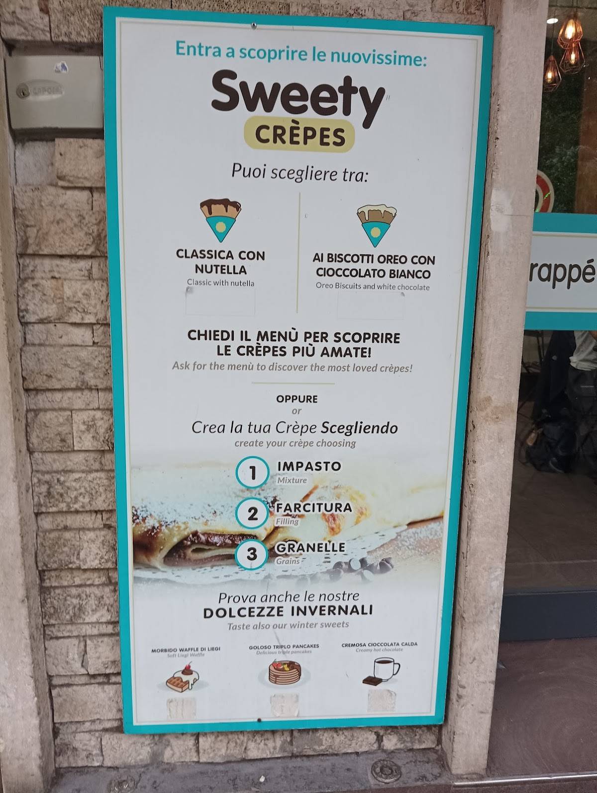 Sweety Gelato Roma меню