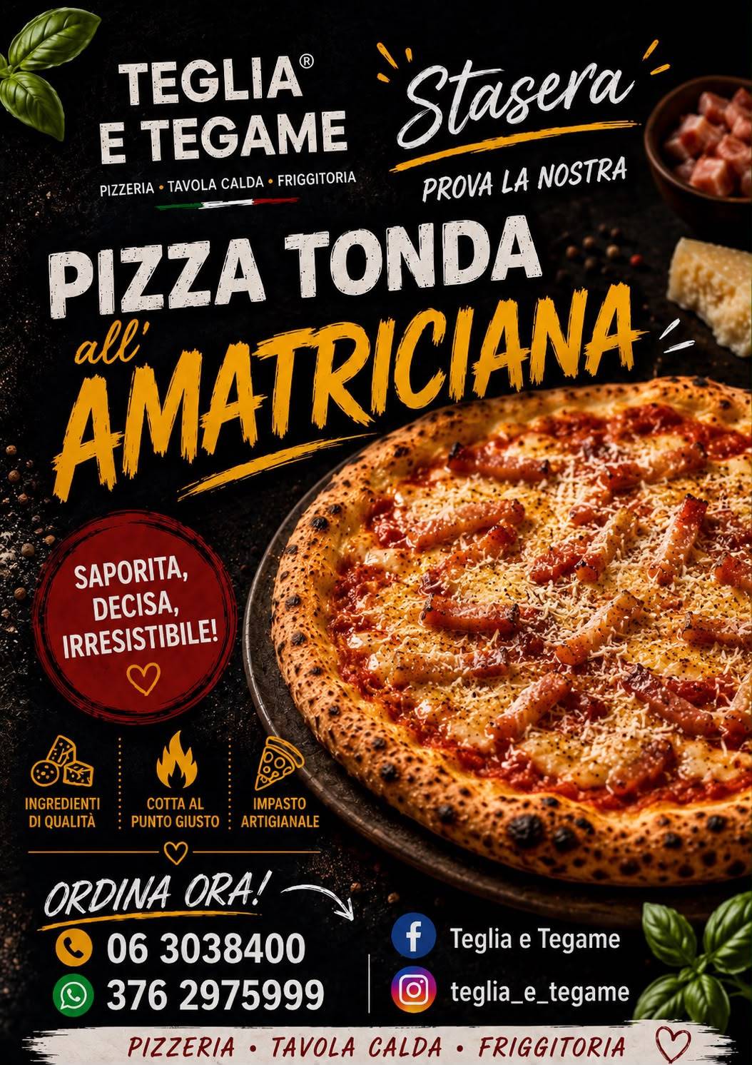 Teglia e Tegame меню