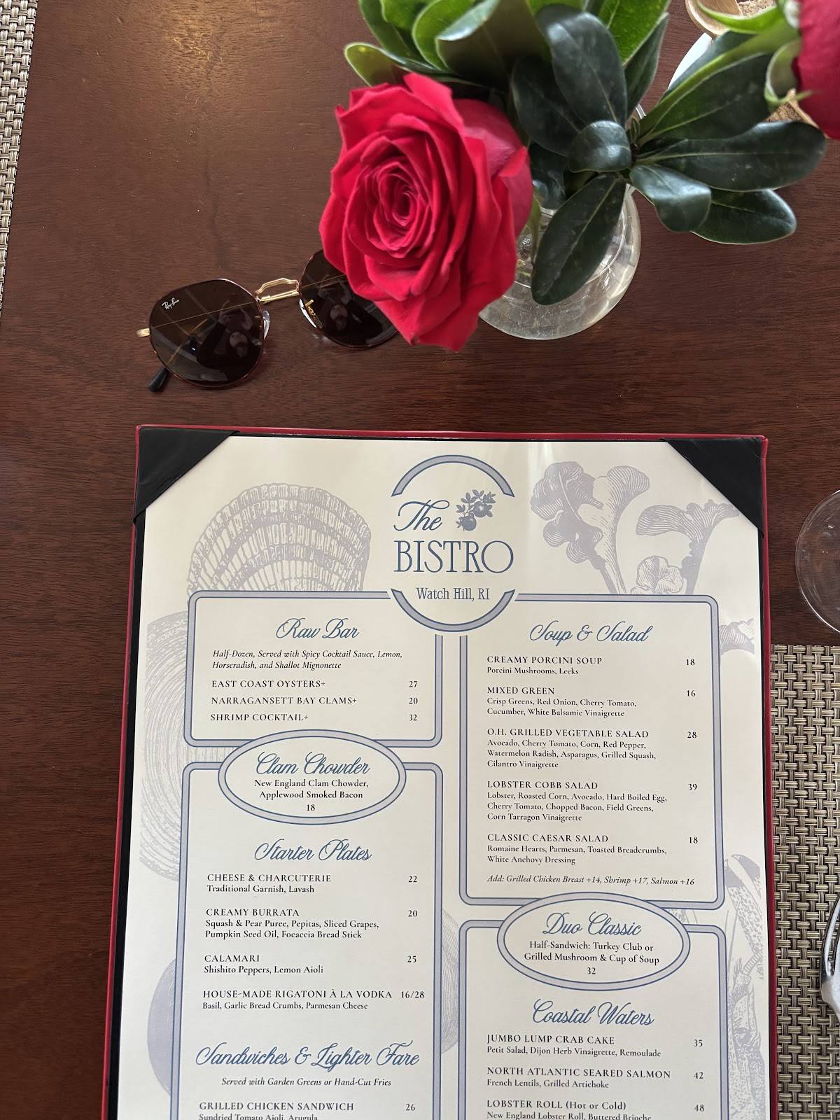 The Bistro меню