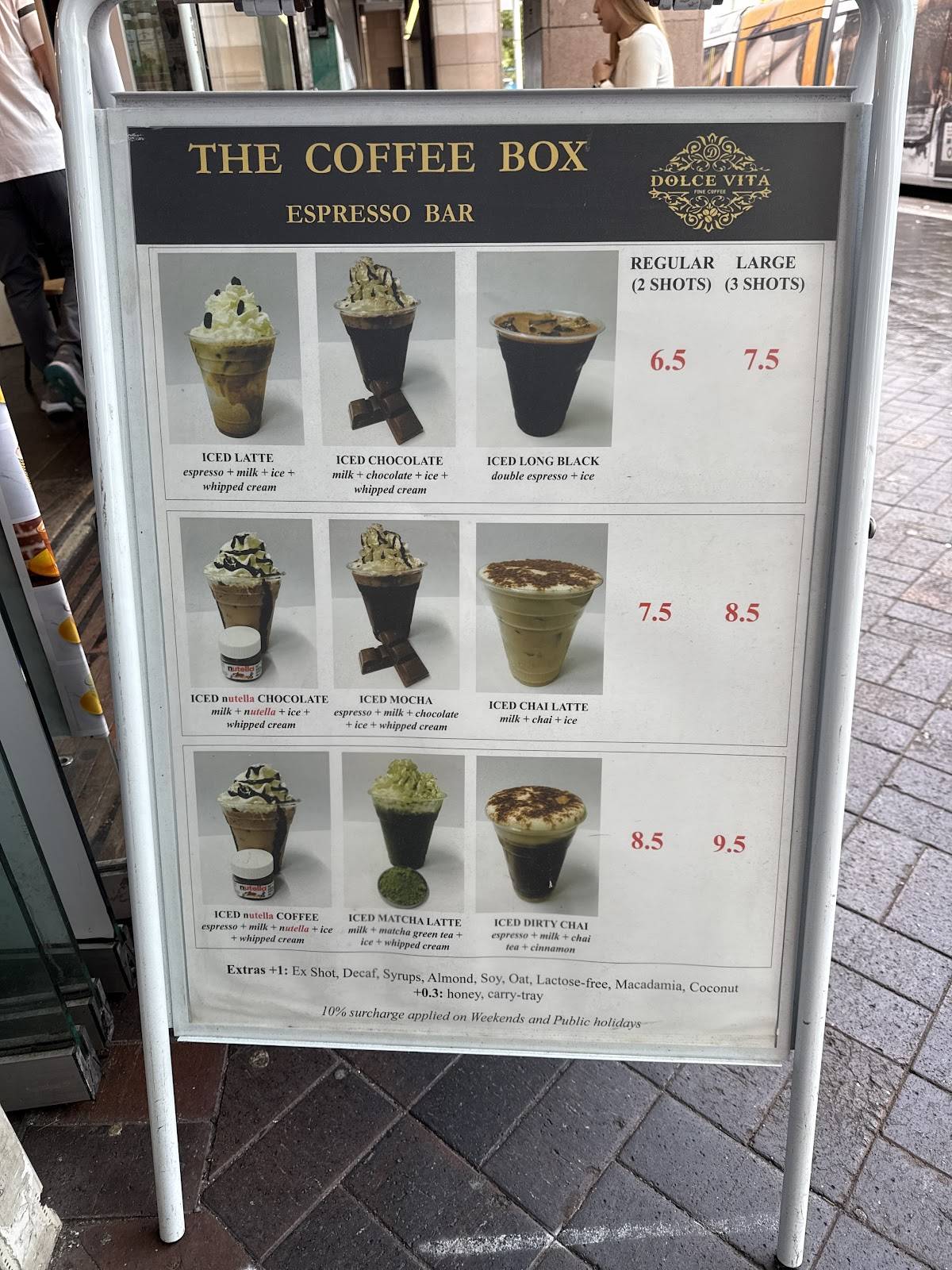 The Coffee Box меню