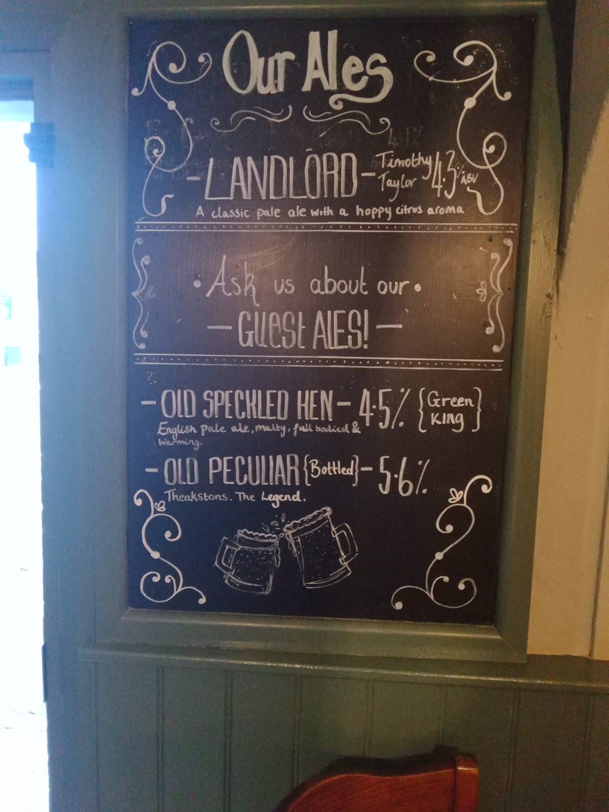 The Crown At Theale меню