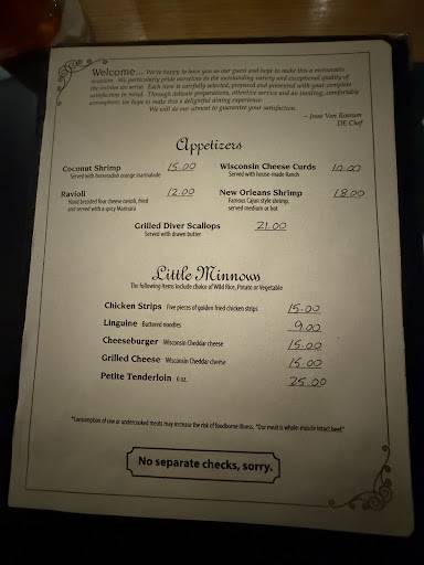 The Guide's Inn меню