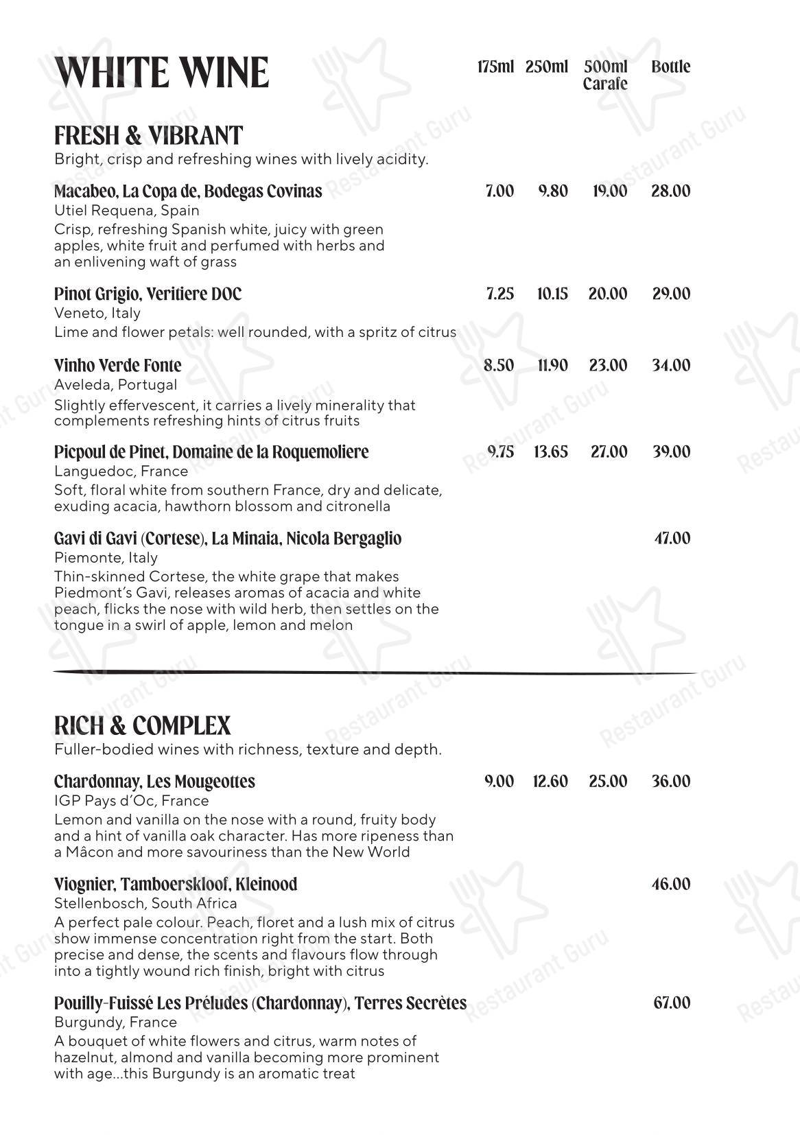 Breakfast Menu паба и бара The Hawk Inn Pub with Rooms в Андовере